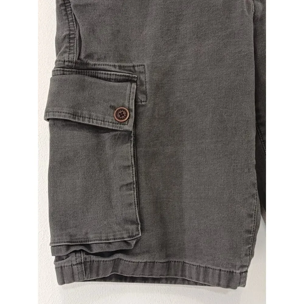 Lucky Brand Men's Outdoor Cargo Shorts Charcoal Gray Size 30